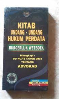 Kitab UUH perdata