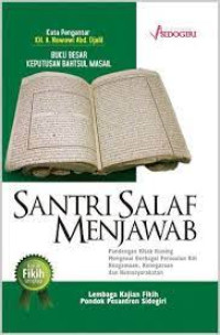 Santri salaf menjawab